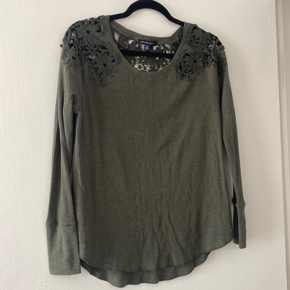 American Eagle waffle shirt - Picture 1 of 3